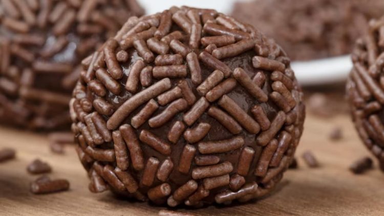 brigadeiro com granulado