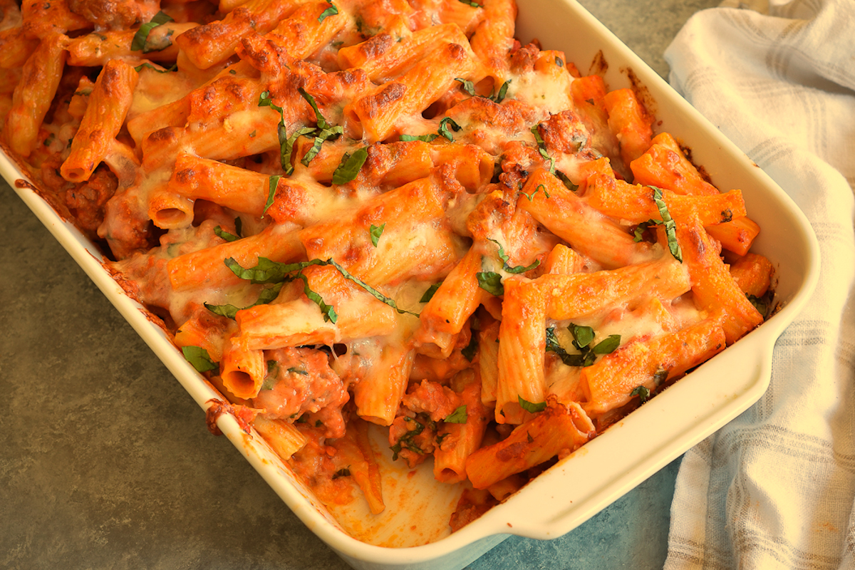 Macarrão de Forno Rápido - Receitas Online